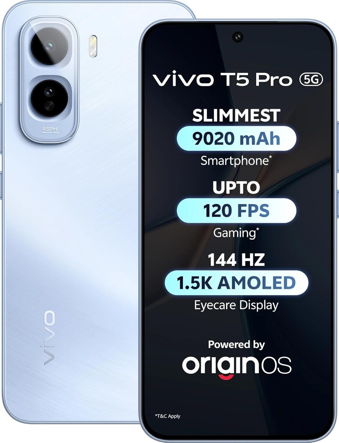 VIVO T5 Pro (8GB RAM, 256GB Storage)