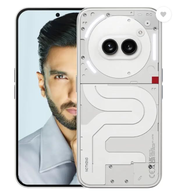 Nothing Phone 2a (8GB RAM, 256GB Storage, White)
