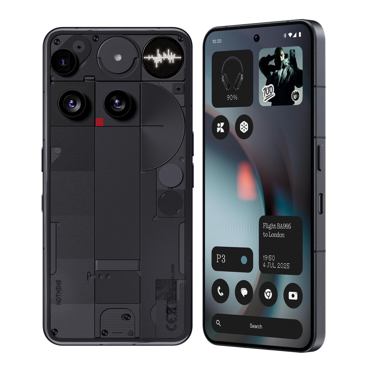 Nothing Phone 3 (16GB RAM, 512GB Storage, Black)
